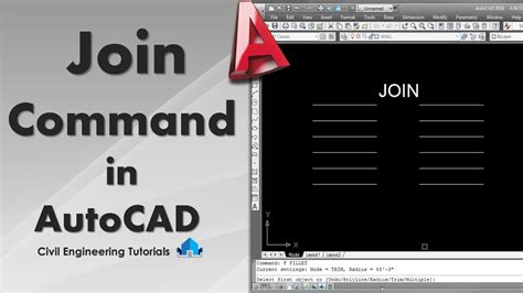 Join Command In Autocad