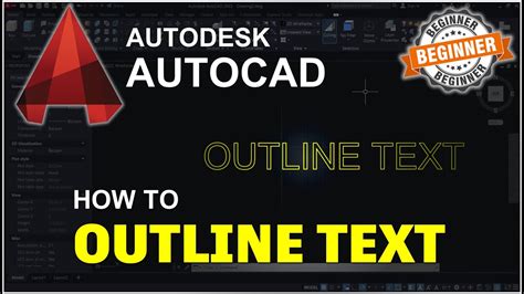 Outline Text In Autocad