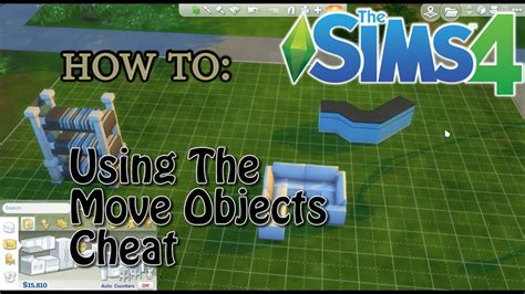 Sims 4 Move Objects Cheat Up And Down