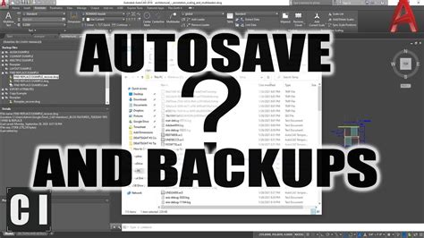 Autocad Backup Files Location