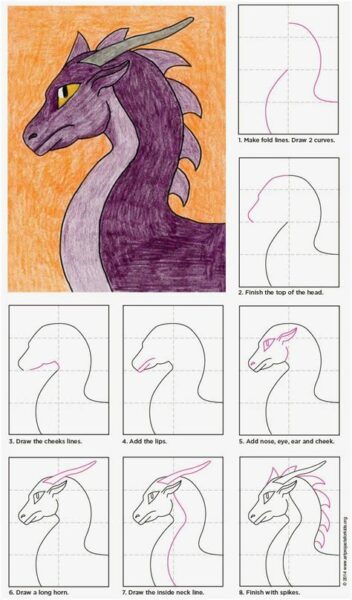How Do You Draw A Dragon Step By Step