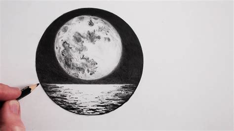 How Draw A Moon