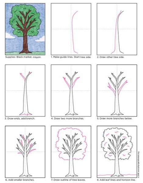 Trees How To Draw