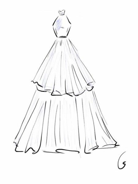 Dresses Drawing Easy