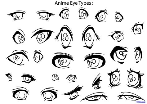 How Draw Anime Eyes