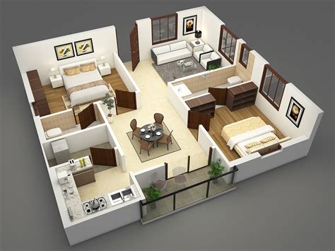 Houses Plan 3D