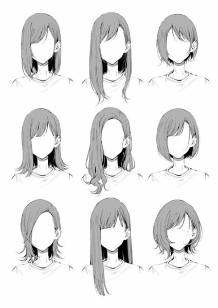 How To Drawing Anime Hair