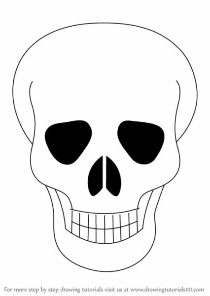 Easy To Draw Skull