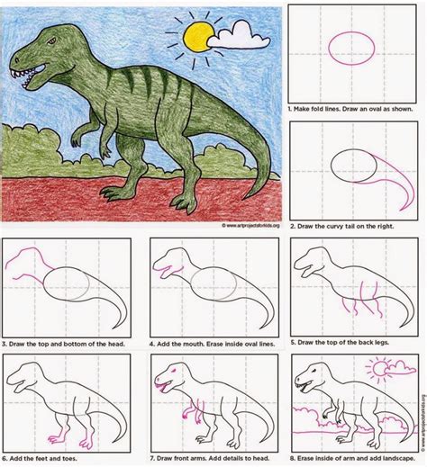 How Draw Dinosaur