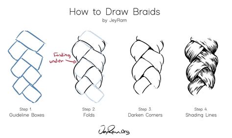 How To Draw Braids