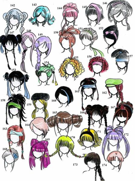 How To Draw Hairstyles Anime
