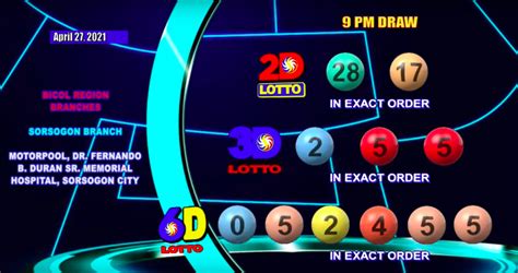 3D Lotto Result Today 9Pm