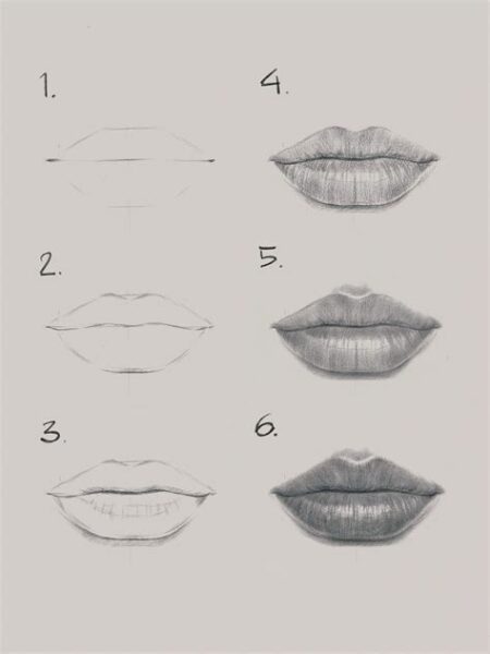 How To Drawing Mouth