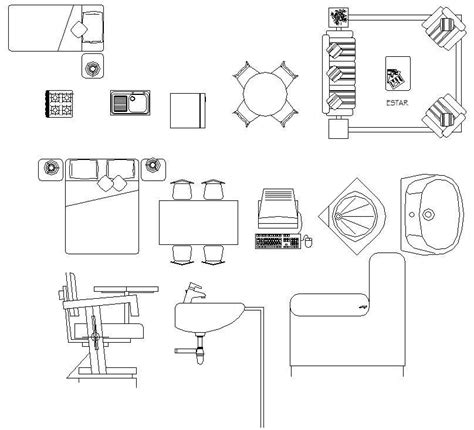 2D Furniture Design In Autocad