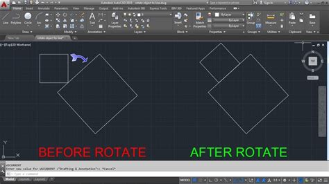 Autocad 3 Point Rotate