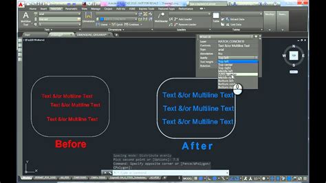 Autocad Align Text To Line