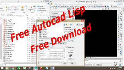 Autocad Lisp Files Free Download