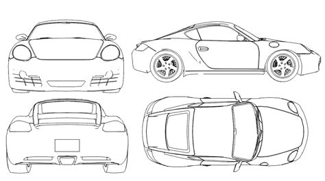 Automobile Cad Drawings