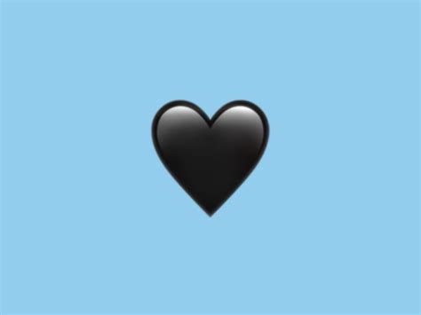 Black Heart Emoji With Horns