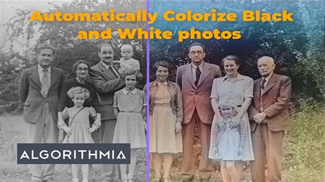 Colorize Black And White Photos - Algorithmia