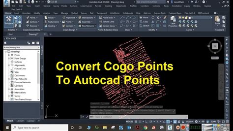 Convert Cogo Points To Autocad Points