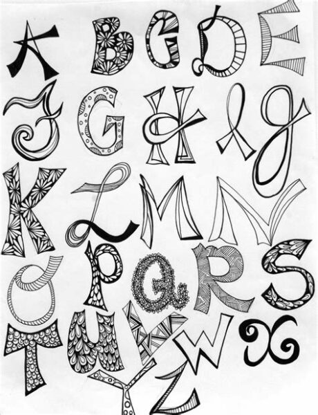 Cool Letter To Draw