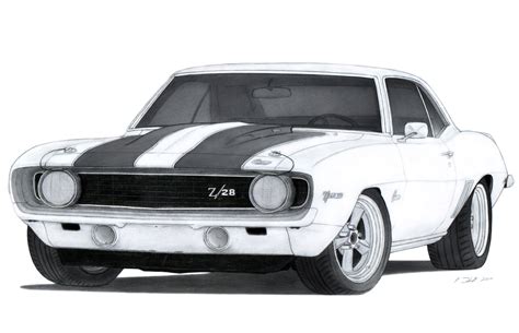 Draw A Muscle Car