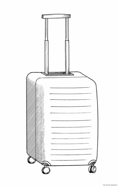 Draw A Suitcase