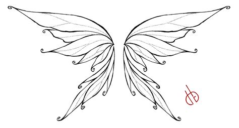 Draw Fairy Wings