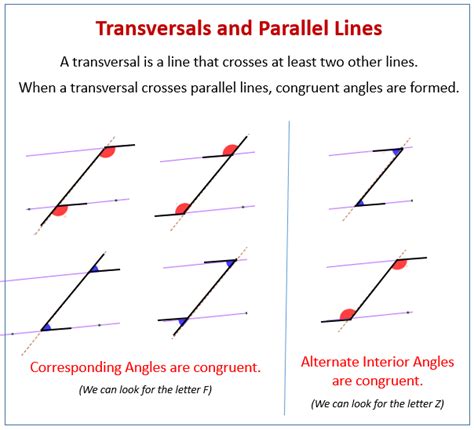 Finding Angles In Transversal Problems Calculator