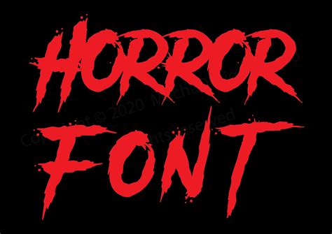Horror Font Generator