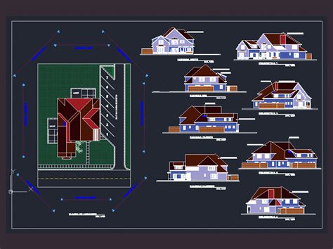 House Drawing In Autocad