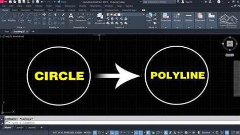 How To Change Circle To Polyline In Autocad