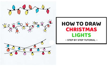 How To Draw A Christmas Light
