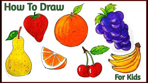 How To Draw A Fruits