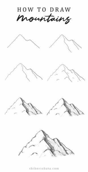 How To Draw A Mountain