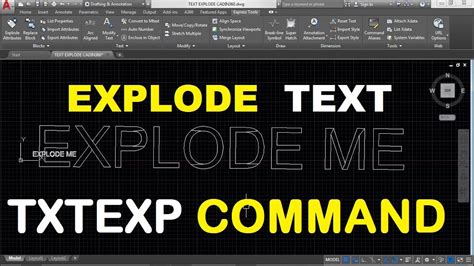 How To Explode Text In Autocad Lt