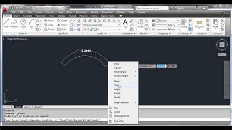 How To Find Arc Length In Autocad