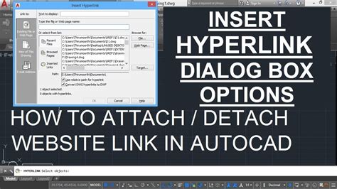 How To Hyperlink In Autocad
