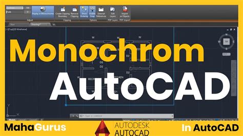 How To Print Monochrome In Autocad