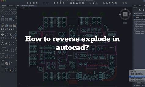 How To Reverse Explode In Autocad