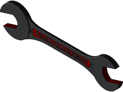 Open End Wrench Cad Model