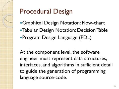 Procedural Design In Software Engineering