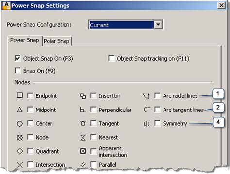 Snap Settings In Autocad