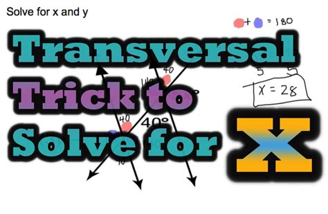 Solve For X Transversal Calculator