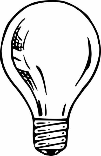 Light Bulbs Drawing