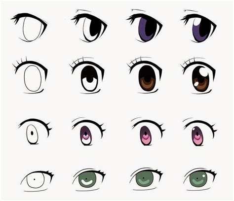 How To Draw Animated Eyes Step By Step