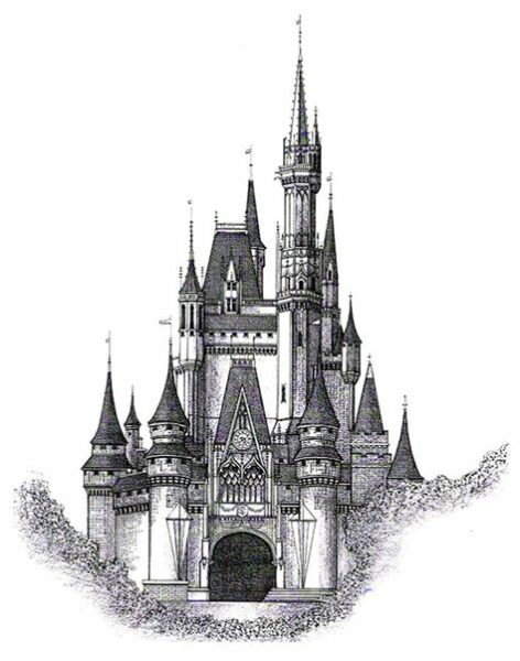Draw Cinderella’S Castle