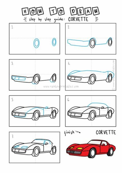How Draw A Cars