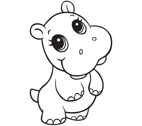 Easy Draw Hippo